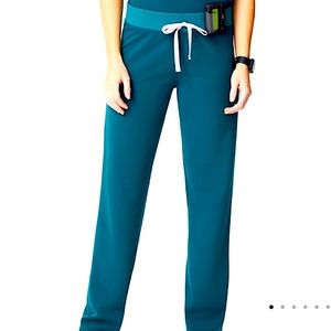 CARIBBEAN BLUE FIGS SCRUB PANTS
